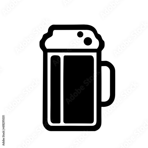 pint of beer - vector icon