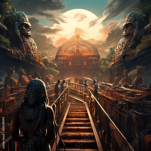 view from the top of the temple