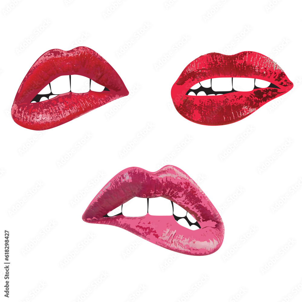 Lips SVG, Lips Bundle SVG, Kiss Lips Svg, Lips Svg, pink lips svg