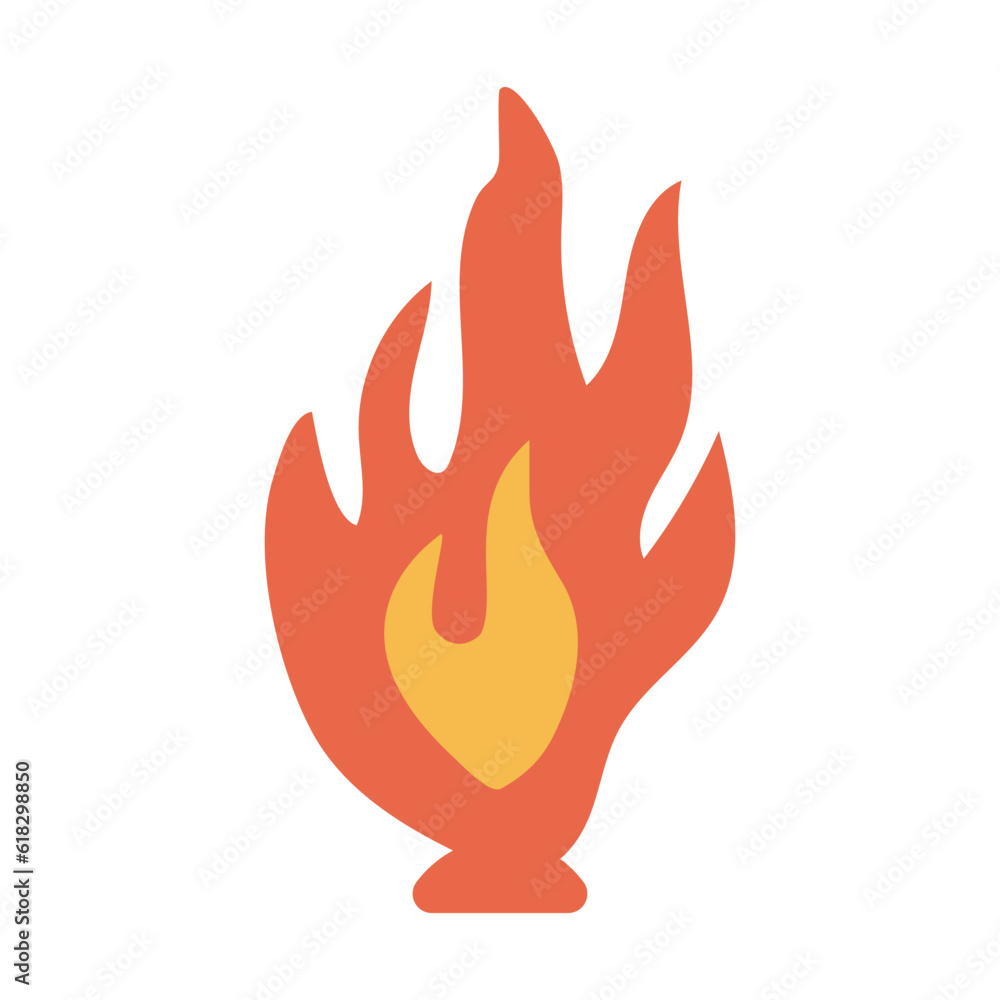 Hand drawn bonfire Hand drawn bonfire