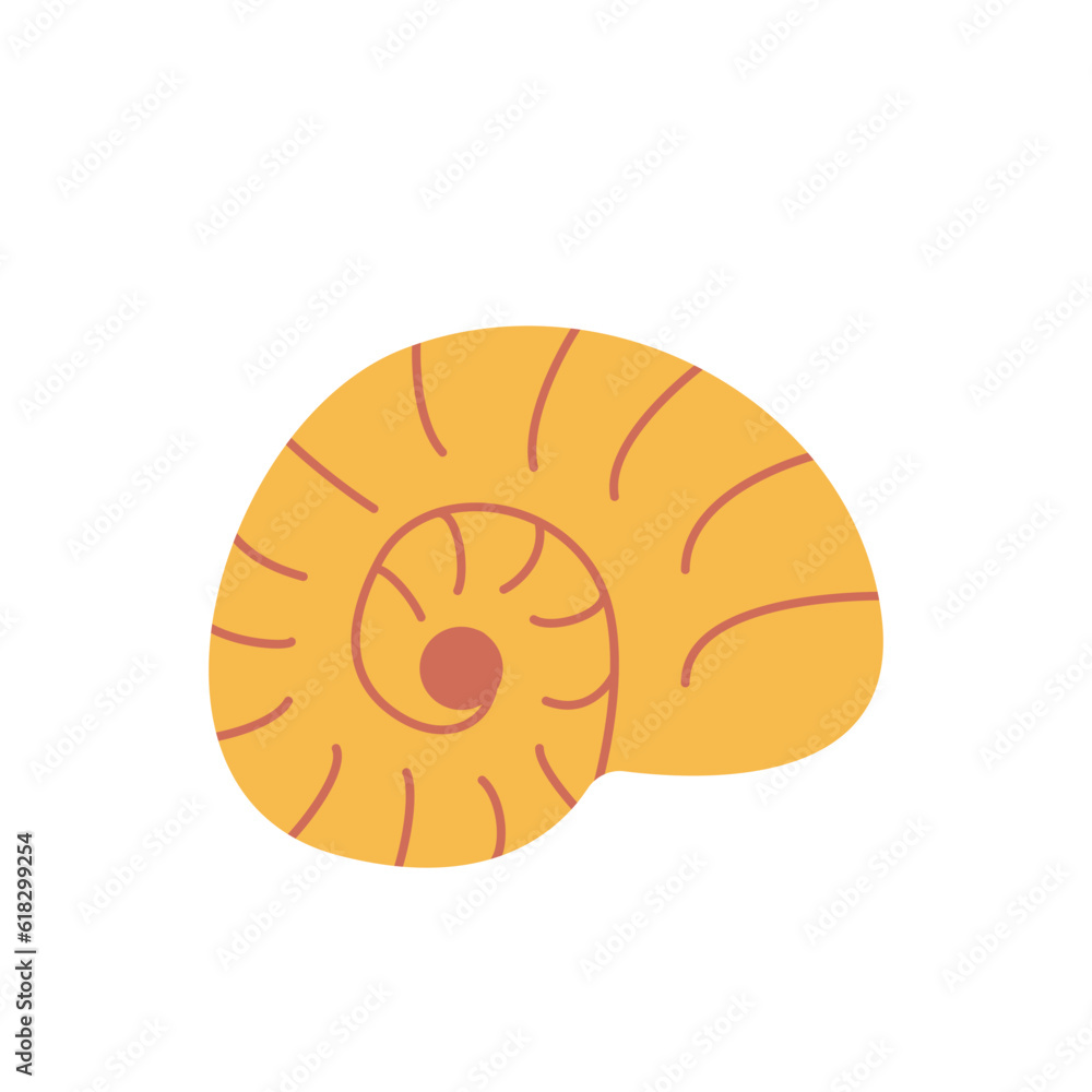 Vector seashell hand drawn Vector seashell hand drawn