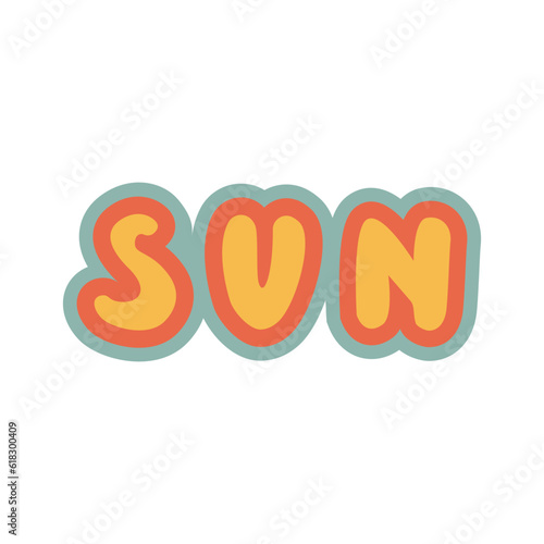 Retro Summer Quote - Sun