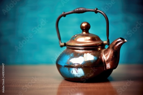 tea pot vintage style AI Generated