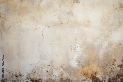 old concrete grey wall texture background, plain cream color cement wall background texture © Thomas Parker