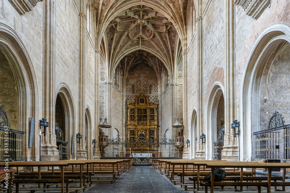Interior of the church of the convent of San Marcos in Leon