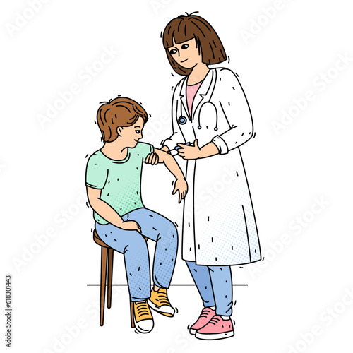 Children vaccination and for immunity health