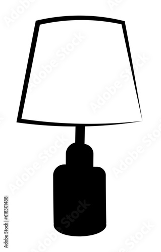 Lampa nocna ilustracja