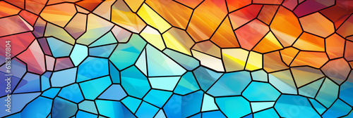 Stained glass pattern - Generative AI © Digitalex.AI