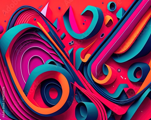 colorful wavy liquid abstract background for banner  flyer  poster  invitation  card  brochure  presentation