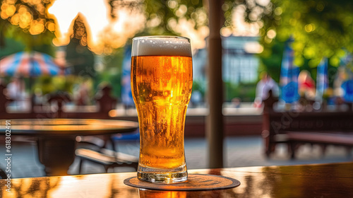 Beer in a Pilsner Glass photo