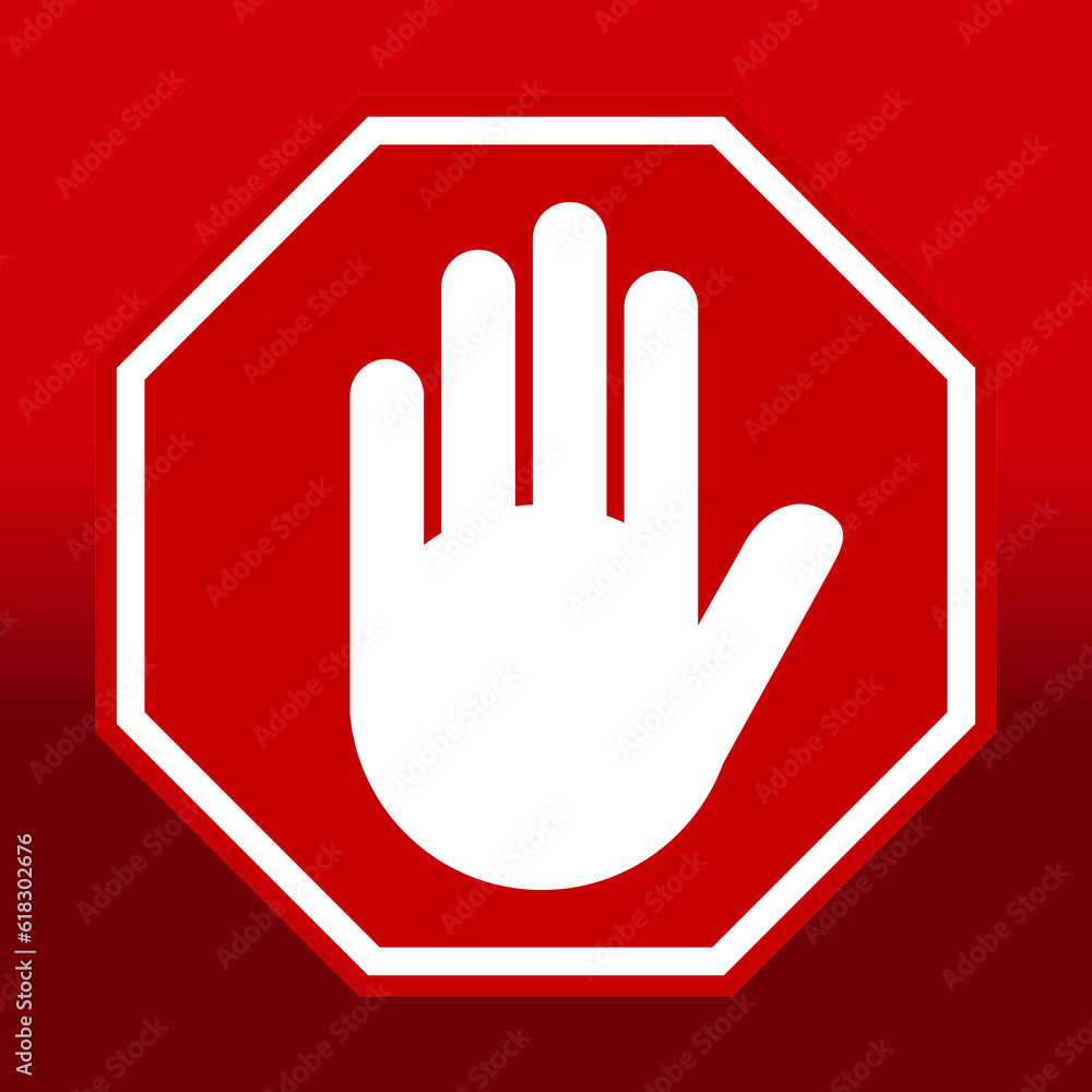 Fototapeta premium ALTO SEÑALETICA