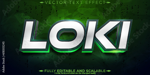 Norseman text effect, editable vikings and nordic text style