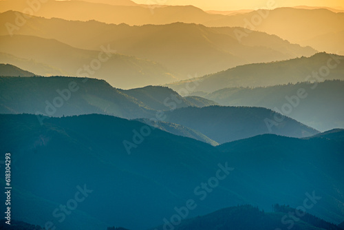 Abstract mountain background