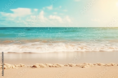 sand beach and sky  turquoise beach