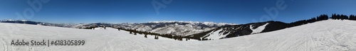 Vail: snow covered mountains
