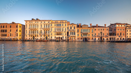 The Grand Canal in Venice at a beautiful sunny morning, Italy, Europe. © Viliam