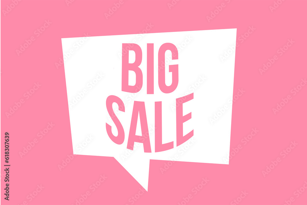 pink red color notice that says big sale pink red color notice that says big sale