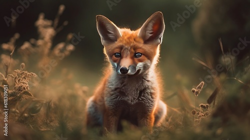 Captivating Encounters with Red Foxes: Exploring the Enchanting World of Wildlife and Nature, generative AIAI Generated