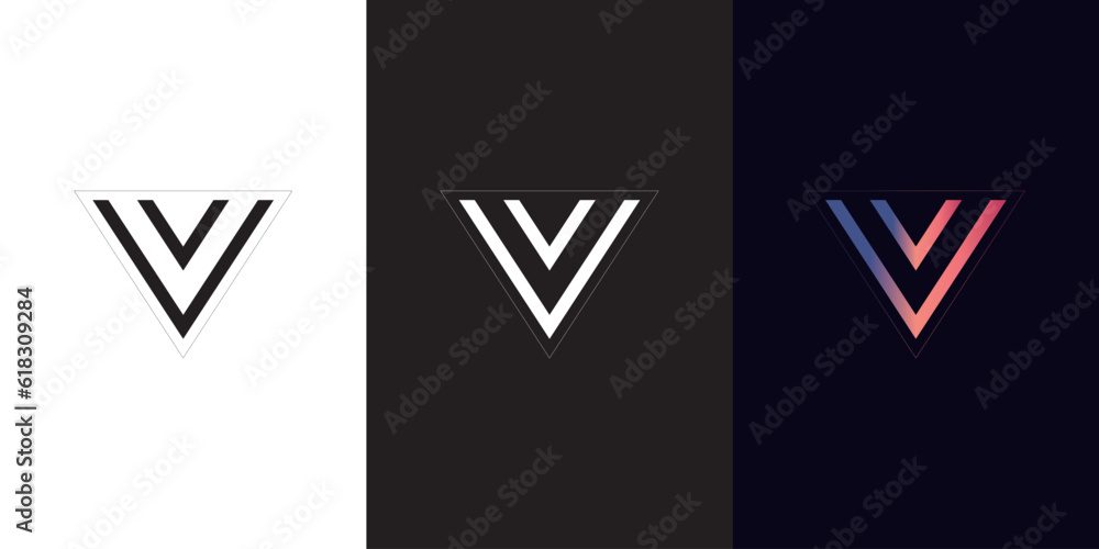V letter logo V letter logo