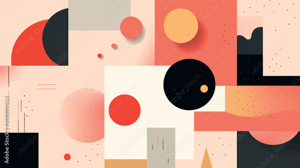 Obraz premium mood board vector, mood board, vector illustration, background