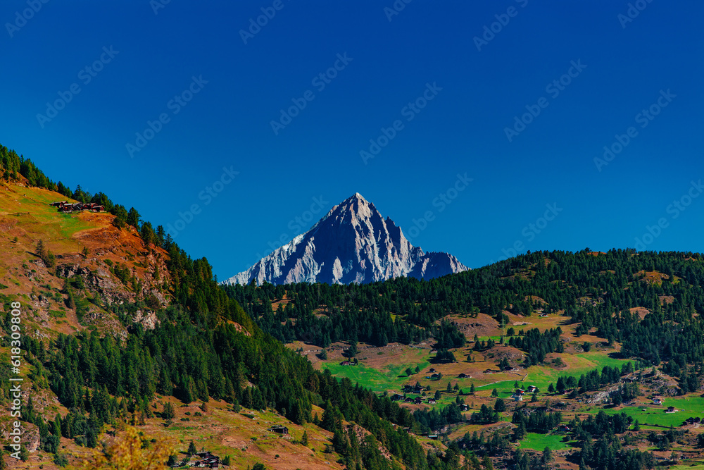 Alps mountains summer scenic landscape