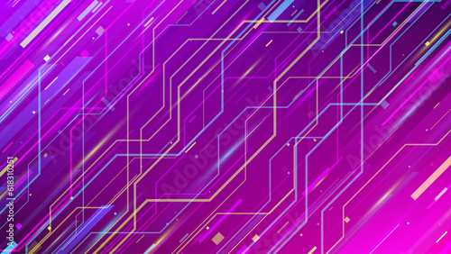 Technology concept background. Circuit board. Vector illustration