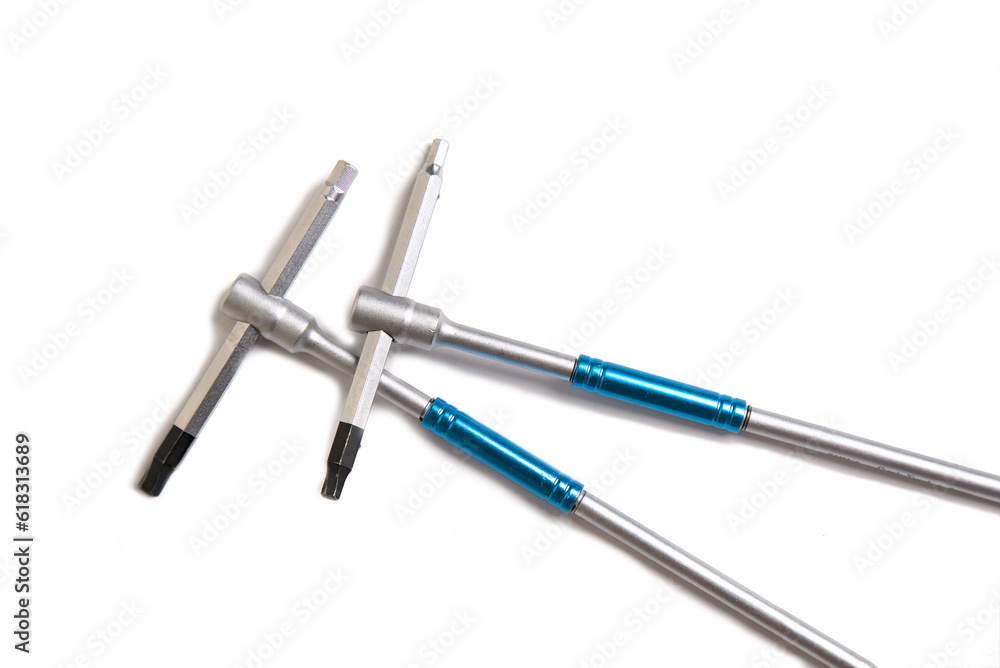 pair of allen wrenches isolated on a white background (bike repair tools) hex key, bicycle maintenance, cycling, biking, building workshop (wrench) pair of allen wrenches isolated on a white background (bike repair tools) hex key, bicycle maintenance, cycling, biking, building workshop (wrench)