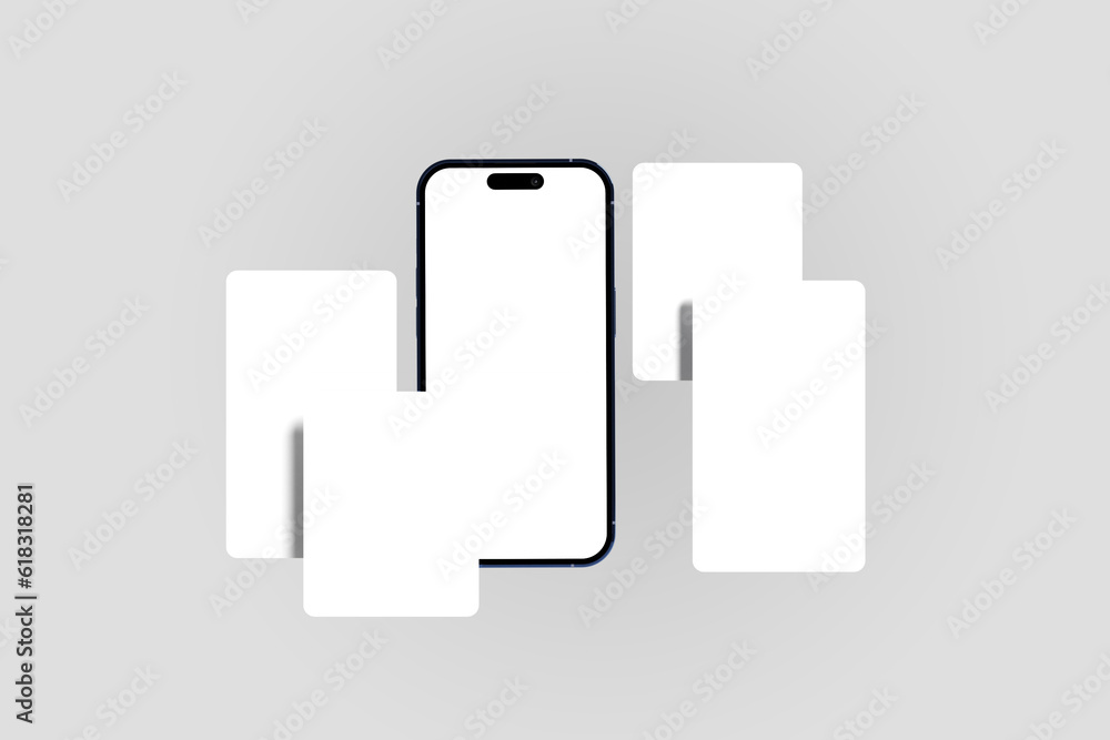 Social Media and Smartphone Mockup for your UI design presentation Social Media and Smartphone Mockup for your UI design presentation