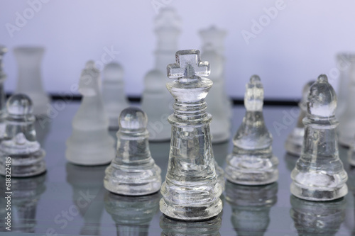 crystal chess, strategy game with king as the main player