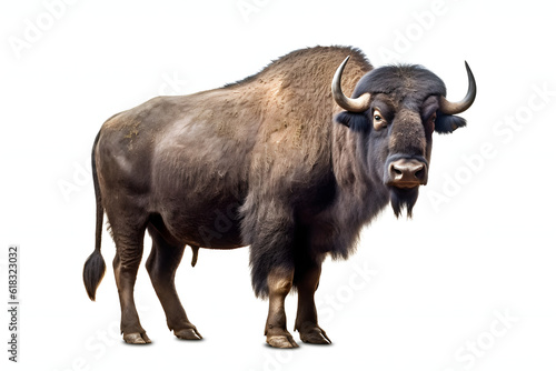 buffalo isolated on white background © Basil