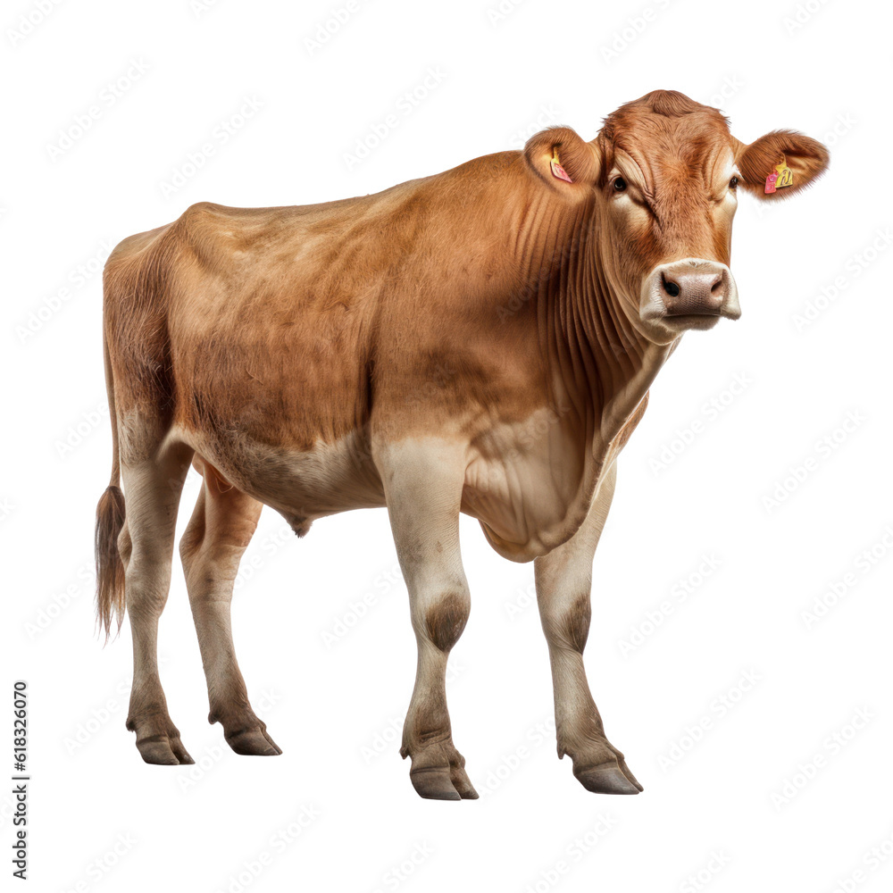 cow isolated on transparent background cutout cow isolated on transparent background cutout