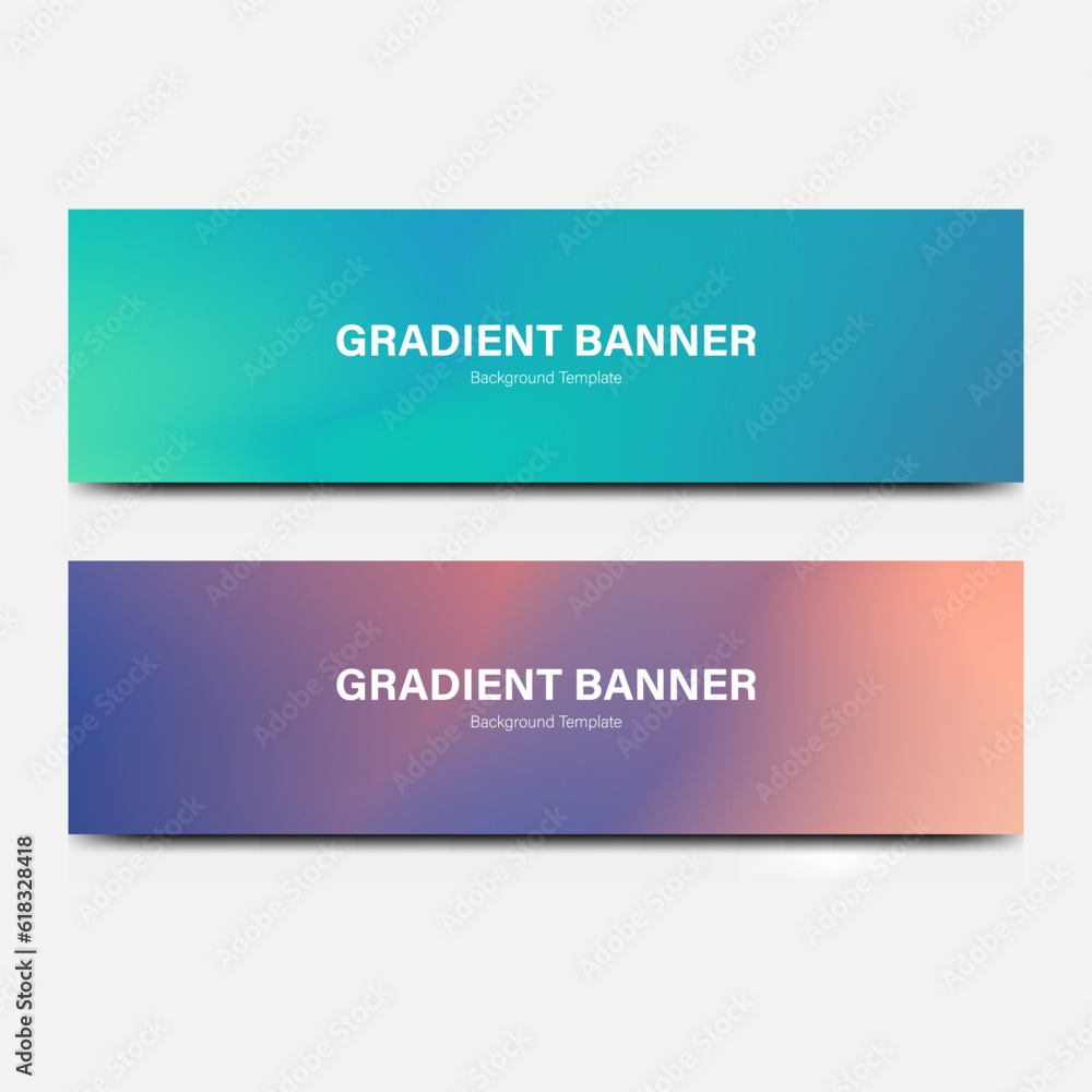 header banner abstract gradient background