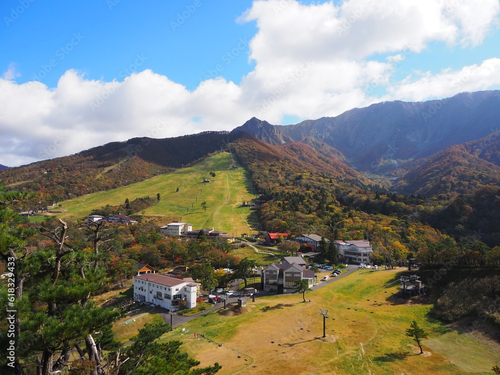 Fototapeta premium Mt Daisen, the marvelous scenery at Japan’s third national park