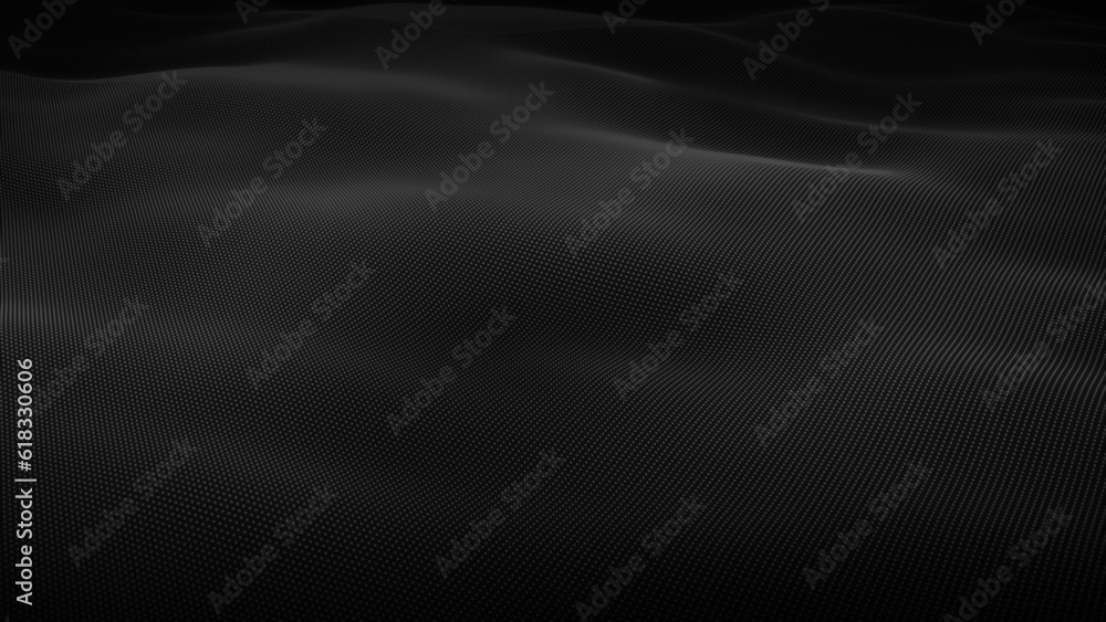 Abstract flowing smooth cloth surface, fractal waves background. Grid, mesh of dots. Abstract flowing smooth cloth surface, fractal waves background. Grid, mesh of dots.