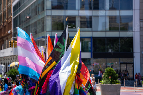 Flags for sale in Union Square NYC