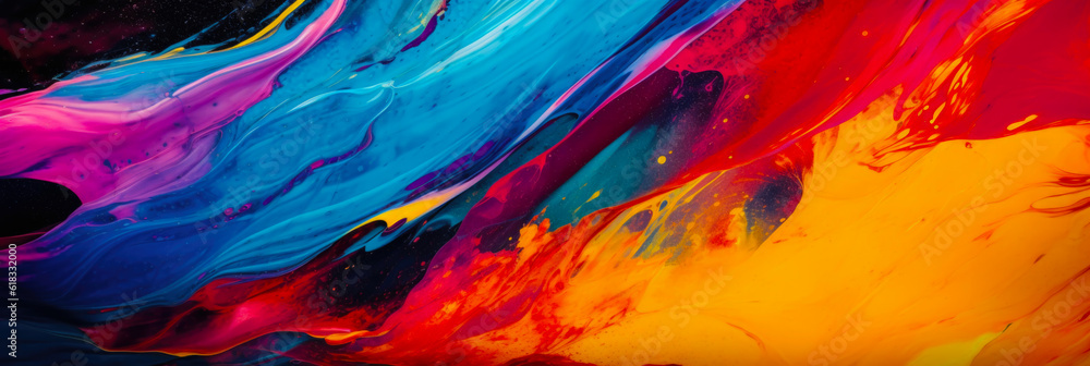 Colorful Abstract Paint Splash Background