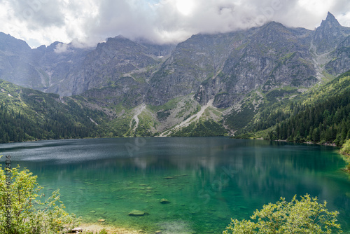 Morskie Oko the second largest lake in the Tatra Mountains  Poland