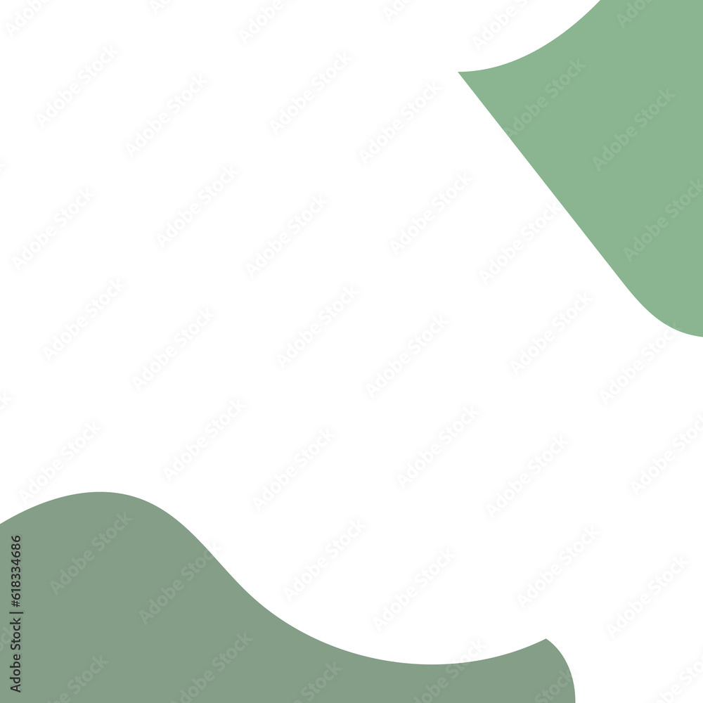 Green Frame Decor Corners Background Green Frame Decor Corners Background