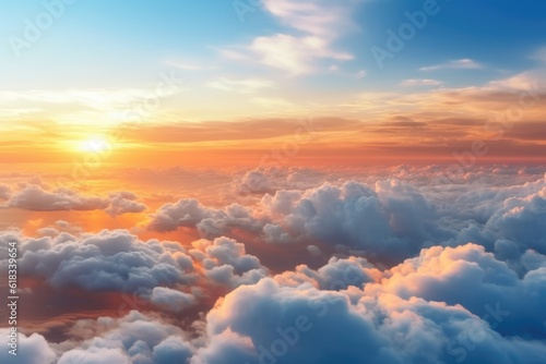 beautiful sky and clouds sunrise photoraphy Generated AI © NikahGeh