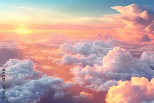 beautiful sky and clouds sunrise photoraphy Generated AI