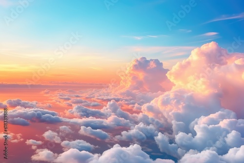 beautiful sky and clouds sunset photoraphy Generated AI