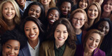 Celebrating International Women's Day with Diversity Equity Inclusion (DEI) in Politics Industry with Multiracial Female Politicians - Generative AI