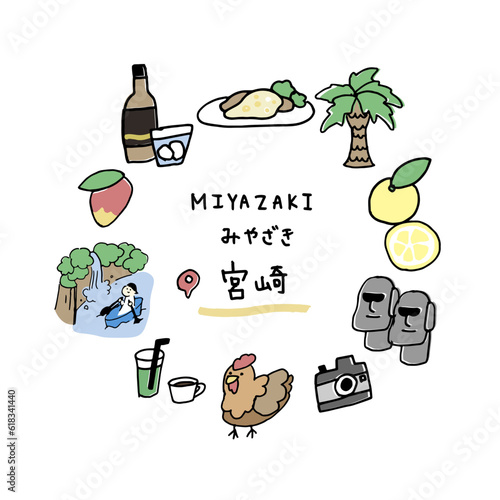 宮崎の手描きのアイキャッチ