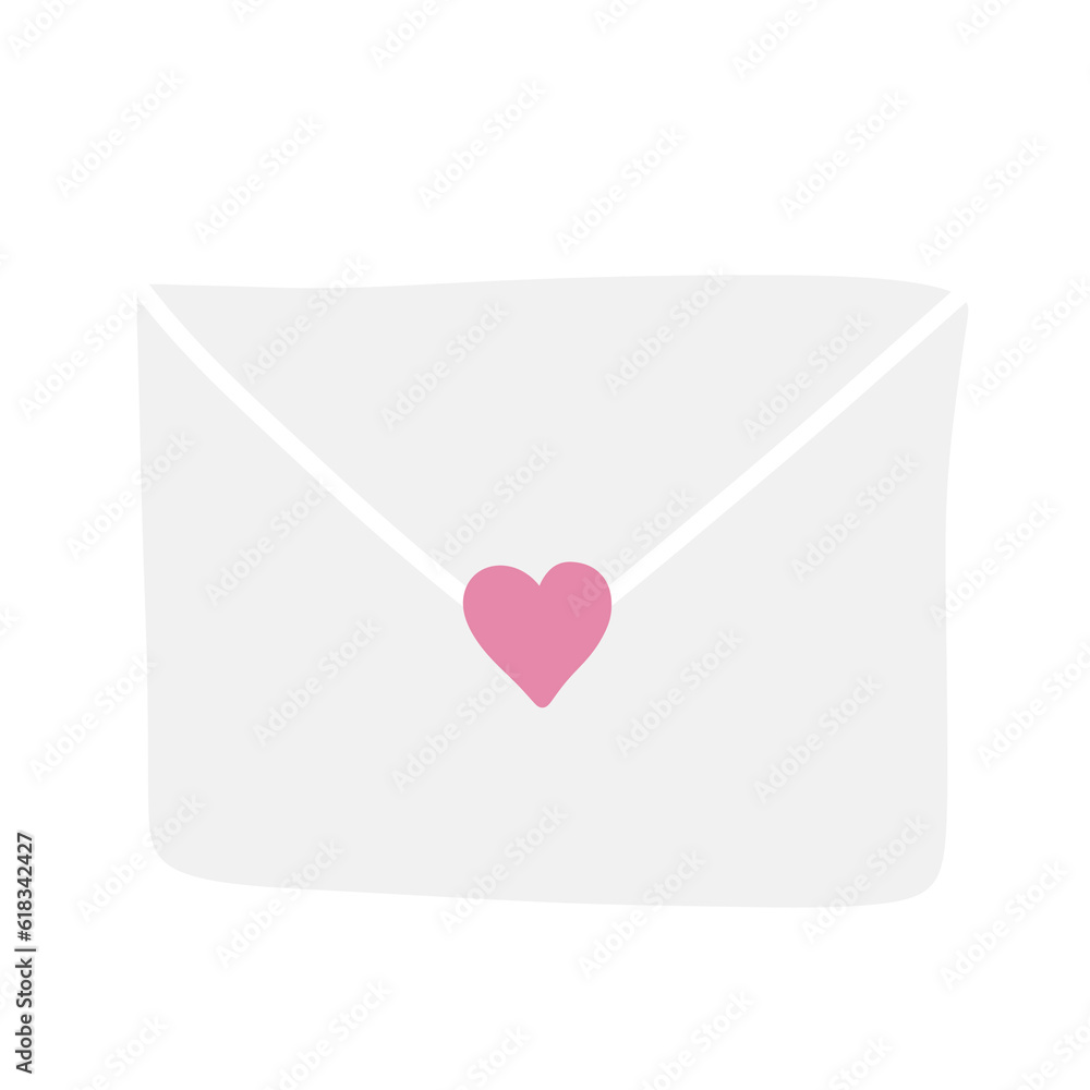 envelope with heart envelope with heart
