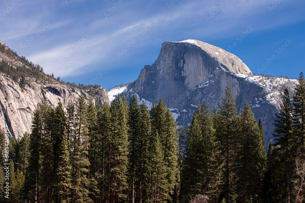 Yosemite National Park Half Dome mountain peak