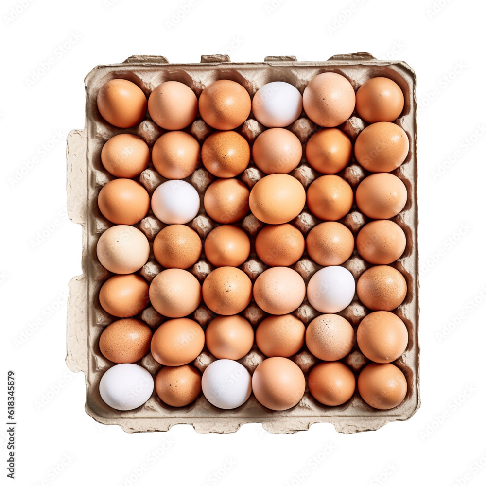 package of eggs in storage from a farm isolated on transparent background package of eggs in storage from a farm isolated on transparent background