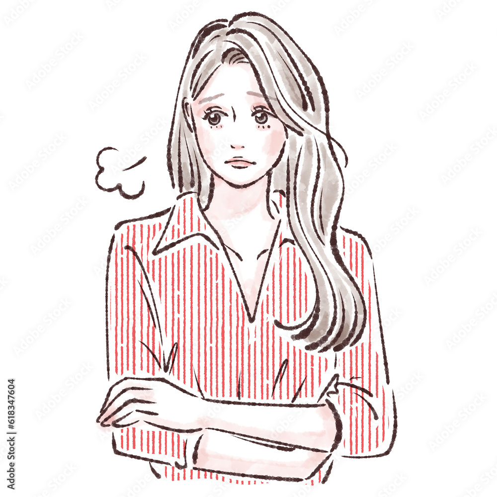 女性のイラスト素材 女性のイラスト素材
