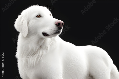 white labrador retriever ai generated