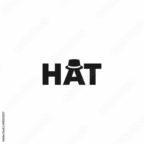 hat logo design, logotype and vector logo
