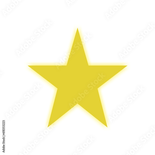 yellow star illustration 1